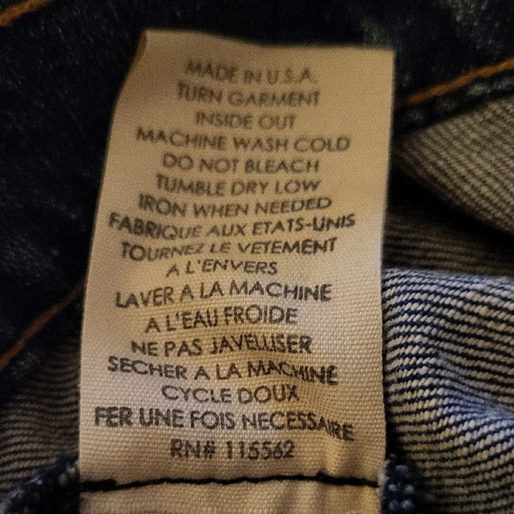 TEXTILE Elizabeth and James Blue Jean Jacket - Picture 4 of 5